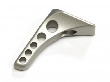 Butt Hook- Drilled Silver