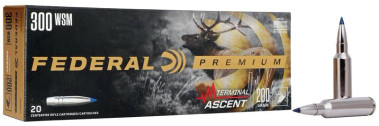 Federal Premium 300 WSM 200gr Terminal Ascent Federal Premium 300 WSM 200gr Terminal Ascent