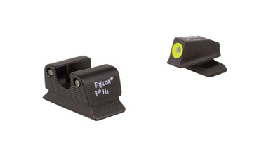 Trijicon HD Night Sights - Beretta PX4 Front: Yellow Outline / Green Tritium, Rear: Black Outline / Green Tritium
