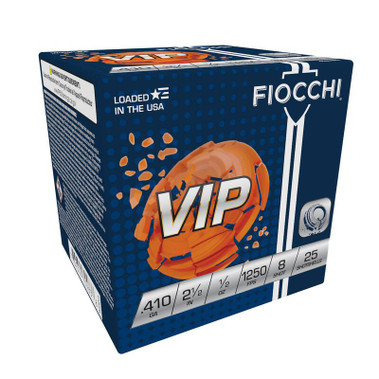 Fiocchi VIP - 410 Bore | 2-1/2 | 1/2oz | #8 | 1250fps