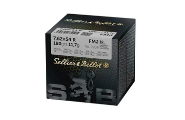 Sellier & Bellot 7.62x54R FMJ 180 Grain 50 Pack