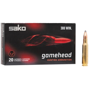 Sako Gamehead 308 Win, 150 gr, Soft Point, 2854 fps