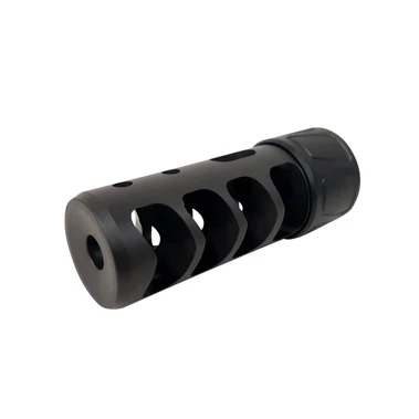 Spearhead Self Timing Muzzle Brake 4 Port Black Nitride 5/8-24