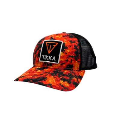 Tikka Patch Trucker Hat - Orange Camo