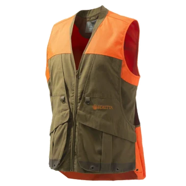 Beretta Covey Retriever Vest - Tobacco & Blaze