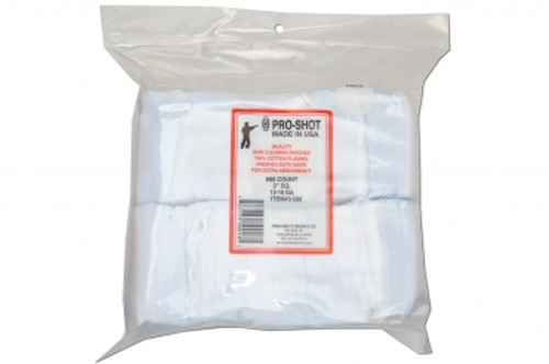 12-16- Gauge 3" Square Patches Qty 500