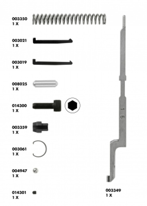 1727F and 1827F Bolt Service Set