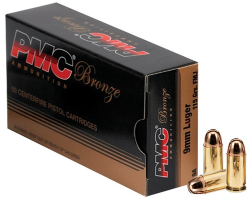PMC Bronze 9mm Luger 115gr FMJ