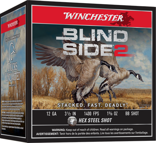 Winchester Blind Side 2 12ga | 3.5" | 1-5/8oz | BB Shot | 1400fps Winchester Blind Side 2 12ga | 3.5" | 1-5/8oz | BB Shot | 1400fps