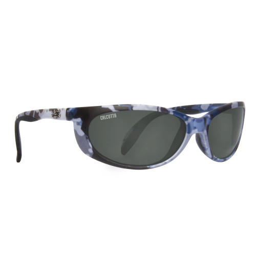 Calcutta Smoker Polarized Sunglasses True Timber Blue Camo/Gray