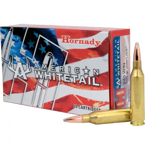 Hornady 243 Win 100 gr InterLock® BTSP American Whitetail®