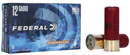 Federal Power-Shok  - 12ga | 2 -3/4 | 00 Buckshot | 1290 fps