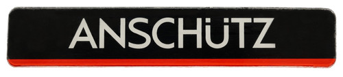 Anschutz Stock Nameplate Large