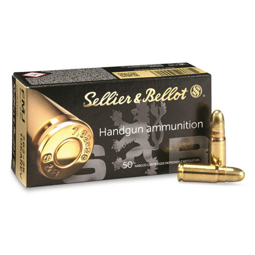 Sellier & Bellot 7.62x25 Tokarev 85gr FMJ