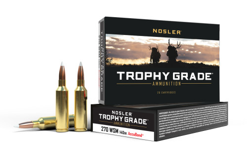 Nosler Trophy Grade 270 WSM 140gr AccuBond Long Range