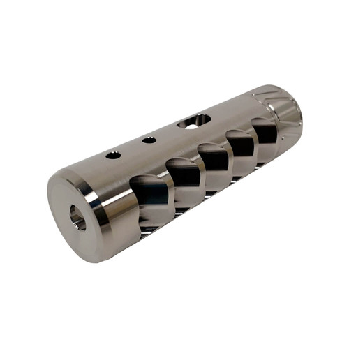 Spearhead Junction Self Timing Muzzle Brake 5 Port 5/8-24 Stainless