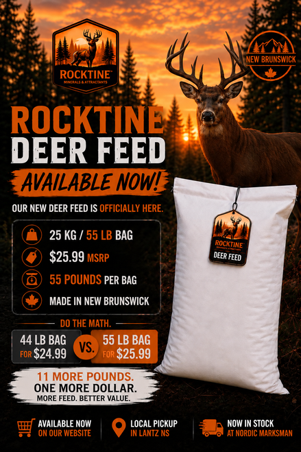 RockTine™ Deer Feed — 25 kg / 55 lb