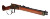 Heritage Settler Mares Leg .22 LR, Polished Black Oxide, 10 Rounds, Wood Stock