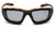 Carhartt Carthage Safety Glasses – Black / Tan Frame – Gray Anti-Fog Lens