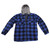 Backwoods Lumberjack Sherpa Jacket, Blue - Small