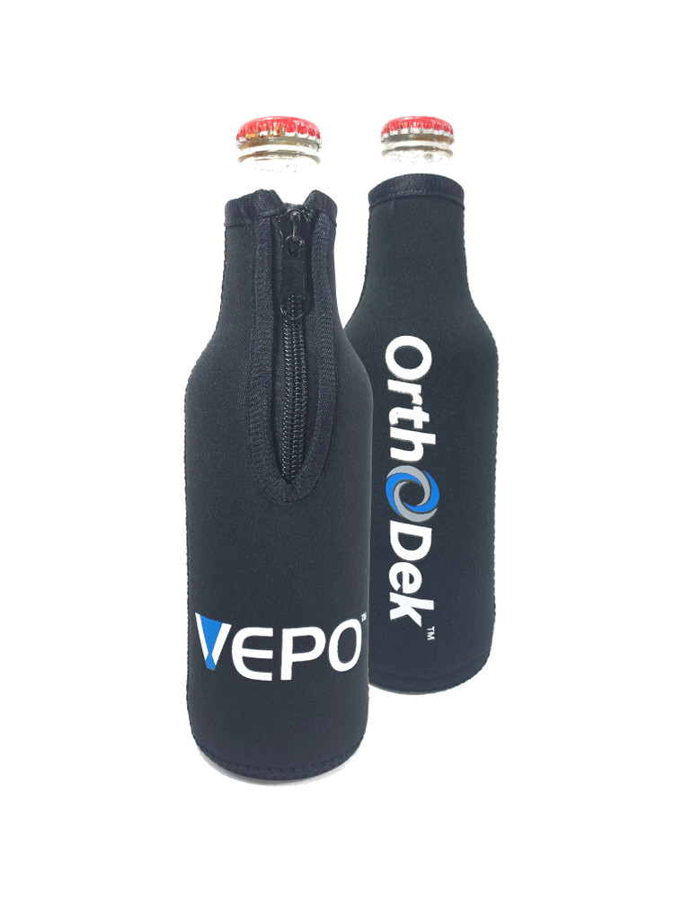 Zipper Bottle Koozie, Foldable Neoprene, Misc Items