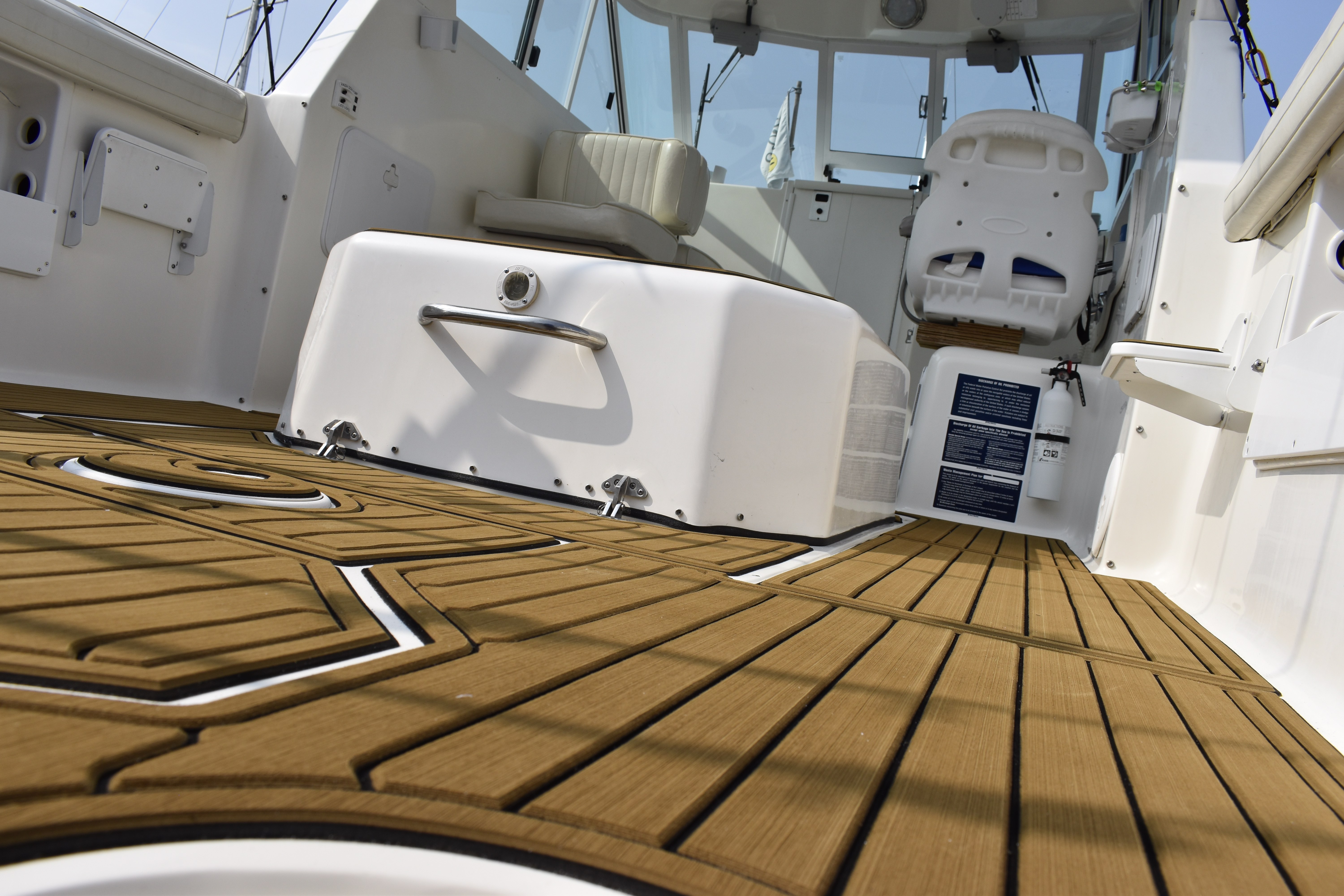 fishing boat, flooring options, orthodek custom marine decking