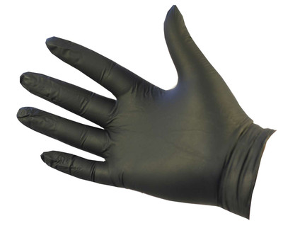 Pro Ultra-Flex Nitrile Gloves Black (100 Pack)