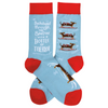 Dachshund Throw the Snow with a Bottle of Merlot Holiday Socks Dachshund Throw the Snow with a Bottle of Merlot Holiday Socks