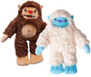 Yeti and Big Foot Dog Toys
