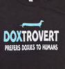 Doxtrovert Dachshund t-shirt
