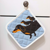 Dachshund Family pot holder