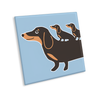 Dachshund Family Coasters Set of 4