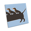 Dachshund Family Coasters Set of 4