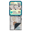Paws & Bones Dog Bowl Mat and Scrubbies Set