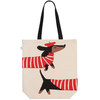 Ouiner Dachshund Canvas Tote Bag