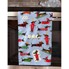 Weenie Wonderland Christmas Dachshunds Kitchen Towel