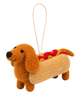 Hot Dog Dachshund Christmas Ornament