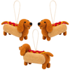 Hot Dog Dachshund Christmas Ornament