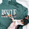 Dachshund Rescue Hoodie Sweatshirt