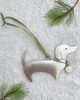 Handcrafted Pewter Dachshund Ornament