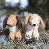 Dachshunds in Sweaters hand crafted holiday ornaments