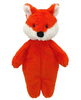 Pet Lou Crinkly Critters Orange Fox Dog Toy