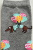 Up and Away Dachshund Bamboo Crew  Socks