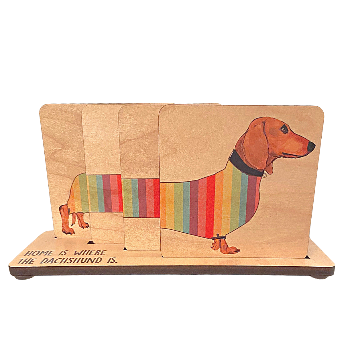 dachshund coasters