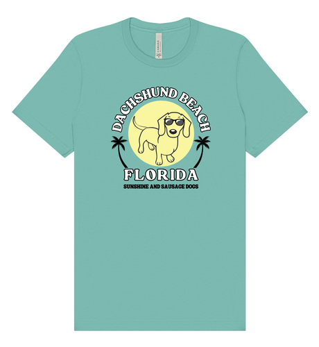 Dachshund Beach T-Shirt