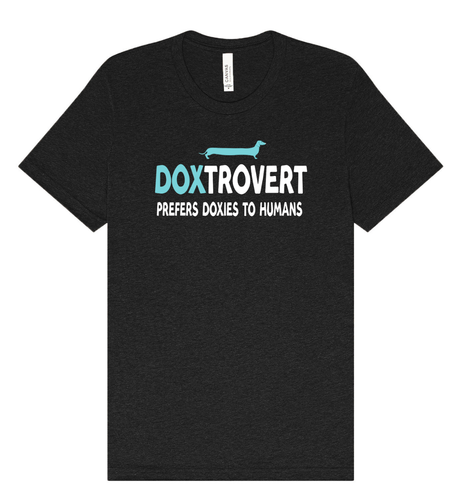 Doxtrovert Dachshund t-shirt