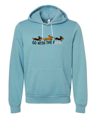 Go with the Flow Dachshund Hoodie Go with the Flow Dachshund Hoodie