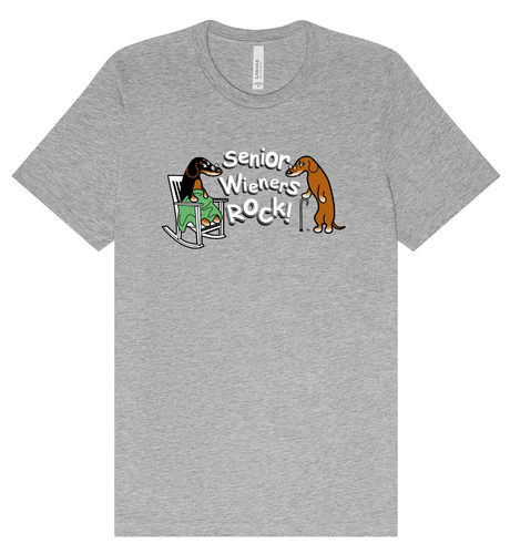 Senior Wieners Rock Dachshund T-Shirt