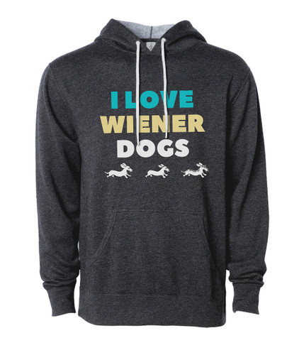 I Love Wiener Dogs Hoodie