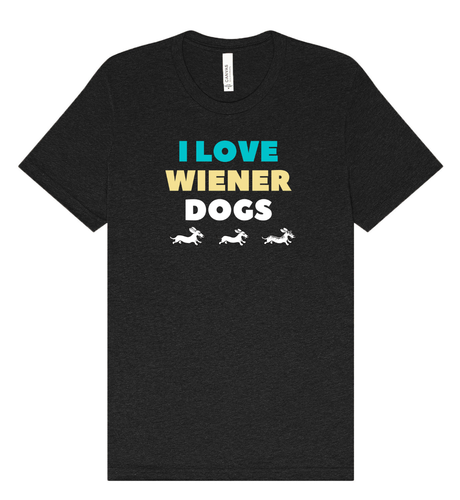 I Love Wiener Dogs T-Shirt
